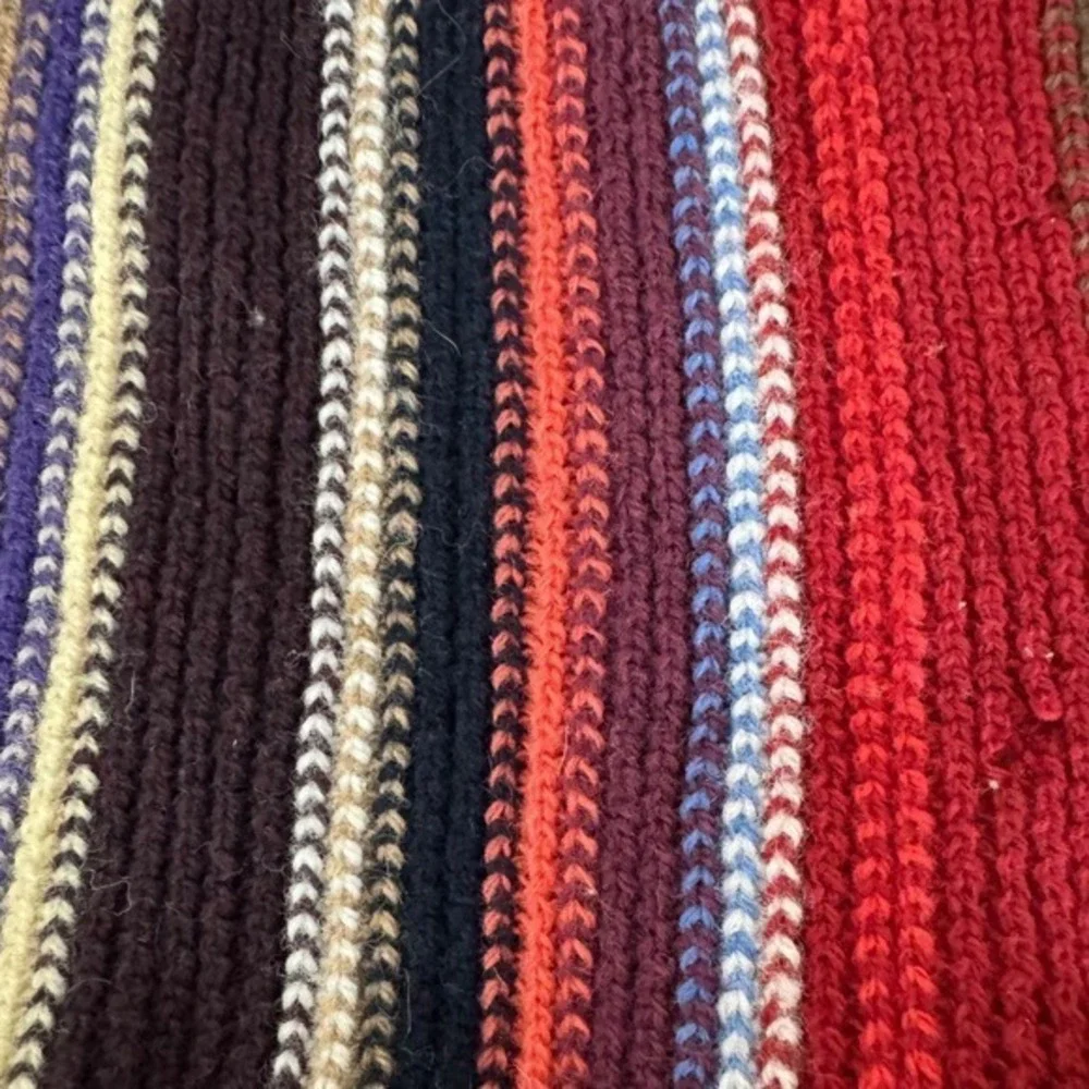 The Scarf Company‎ Wool scarf Multi Color Stripe